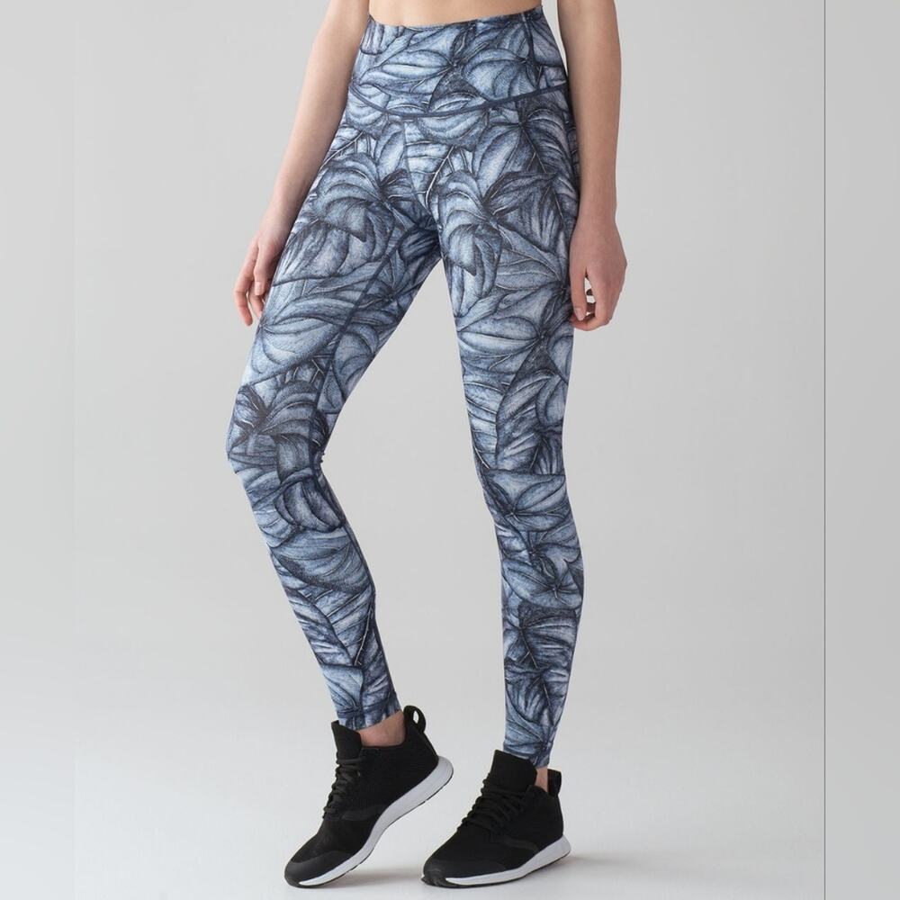 Lululemon Wunder Under Hi-Rise Tight Nulux Concrete Jungle Alpine White Multi 6